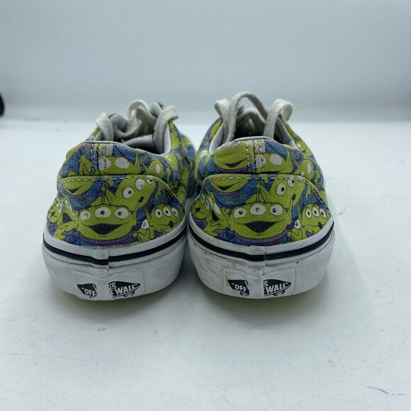 Disney Vans Toy Story ALIENS Glow In The Dark Shoes kids Size 2.5 - Picture 3 of 6